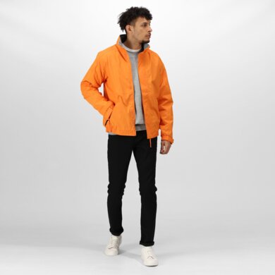Bunda DOVER BOMBER - pánska -  sun orange/seal grey