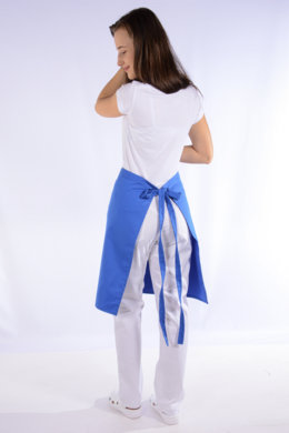 Zástera do pása s vreckom - modrá - VYROBENÉ NA SLOVENSKU