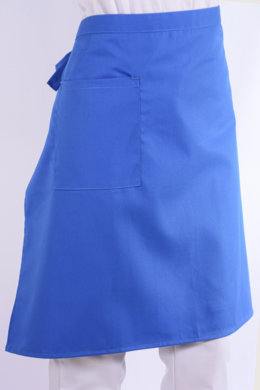 Zástera do pása s vreckom - modrá - VYROBENÉ NA SLOVENSKU