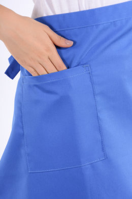 Zástera do pása s vreckom - modrá - VYROBENÉ NA SLOVENSKU