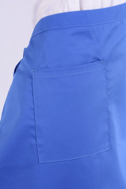 Zástera do pása s vreckom - modrá - VYROBENÉ NA SLOVENSKU