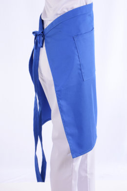 Zástera do pása s vreckom - modrá - VYROBENÉ NA SLOVENSKU