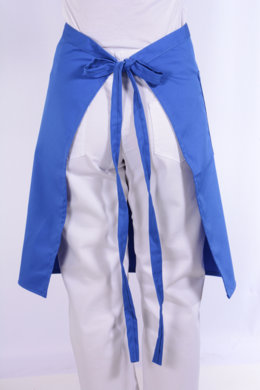 Zástera do pása s vreckom - modrá - VYROBENÉ NA SLOVENSKU