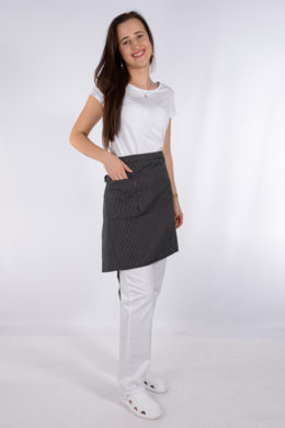 Zástera do pása s vreckom - prúžok - VYROBENÉ NA SLOVENSKU