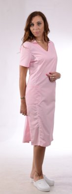 Šaty zdravotné BIBI (ružové) VYROBENÉ NA SLOVENSKU