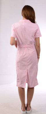 Šaty zdravotné BIBI - ružové - VYROBENÉ NA SLOVENSKU