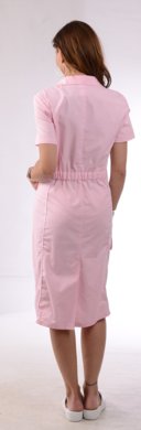 Šaty zdravotné BIBI - ružové - VYROBENÉ NA SLOVENSKU