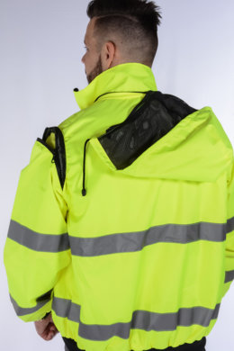 Bunda pracovná Klovela reflexná pánska- neoteplená (žltá) - VYROBENÉ NA SLOVENSKU