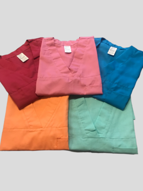 Košeľa chirurgická 02- dámska - biela -  VYROBENÉ NA SLOVENSKU