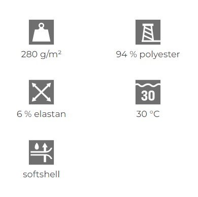 Softshellová vesta dámska VISION (MALFINI) - tmavomodrá