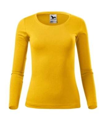 Tričko dámske FIT-T LS (MALFINI) žlté