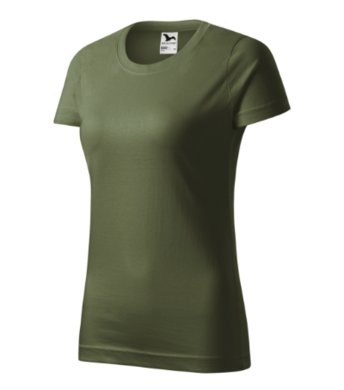 Tričko dámske BASIC - MALFINI - khaki