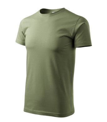 Tričko pánske BASIC -  MALFINI - khaki