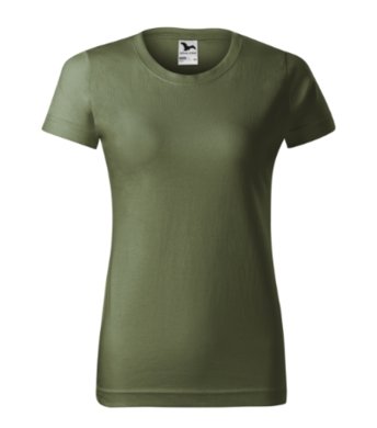 Tričko dámske BASIC - MALFINI - khaki