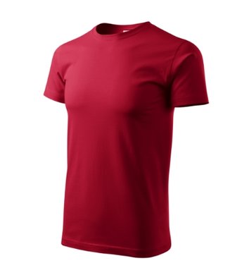 Tričko pánske BASIC -  MALFINI - marlboro červená