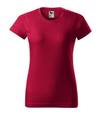 Tričko dámske BASIC - MALFINI - marlboro červená