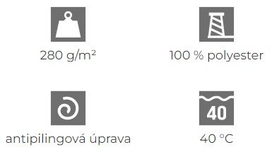 Mikina pánska - MALFINI - JACKET - veľkosť 4XL (ebony grey)