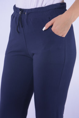 Tepláky Bortex 01 - tm.modré - VYROBENÉ NA SLOVENSKU