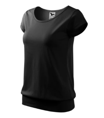 Tričko dámske CITY -  MALFINI - veľkosť 3XL (čierne)