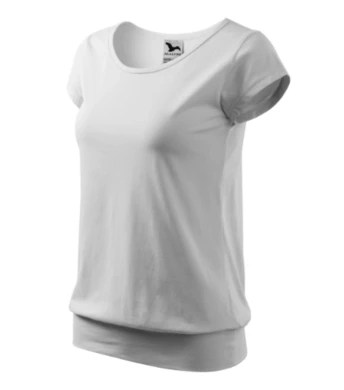 Tričko dámske CITY -  MALFINI - veľkosť 3XL (biele)