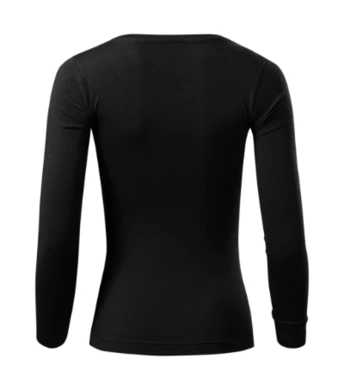 Tričko dámske FIT-T LS - MALFINI - veľkosť 3XL (čierne)