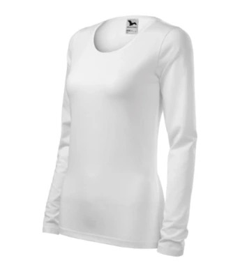 Tričko dámske SLIM - MALFINI - veľkosť 3XL (biele)