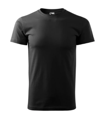 Pánske tričko BASIC - MALFINI - veľkosť 5XL (čierne)