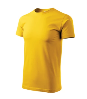 Pánske tričko BASIC - MALFINI - veľkosť 3XL (žltá)