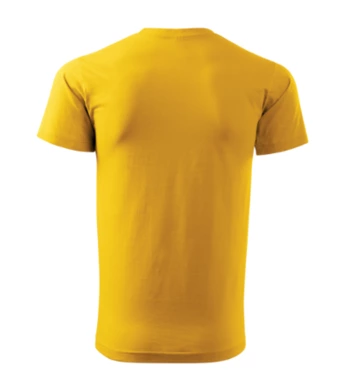 Pánske tričko BASIC - MALFINI - veľkosť 4XL (žltá)