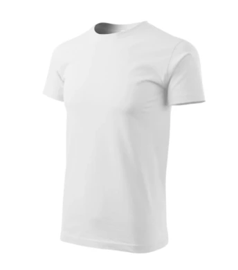 Pánske tričko BASIC - MALFINI - veľkosť 5XL (biele)