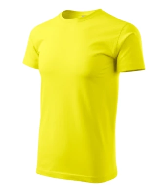 Pánske tričko BASIC - MALFINI - veľkosť 3XL (citrónová)