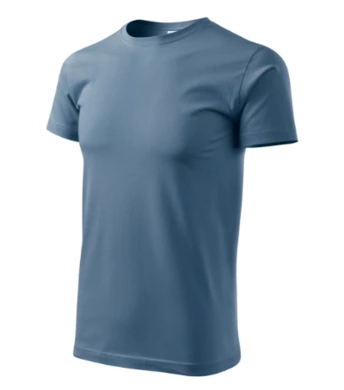 Pánske tričko BASIC - MALFINI - veľkosť 4XL (denim)