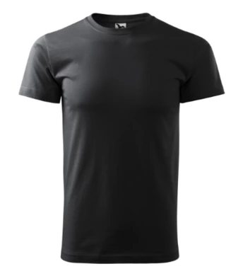 Pánske tričko BASIC - MALFINI - veľkosť 4XL (ebony grey)