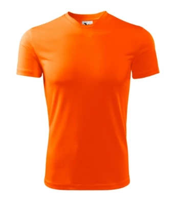 Tričko pánske FANTASY - MALFINI - veľkosť 3XL (neon orange)