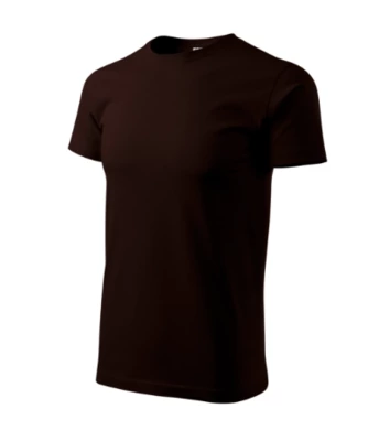 Pánske tričko BASIC - MALFINI - veľkosť 4XL (kávová)