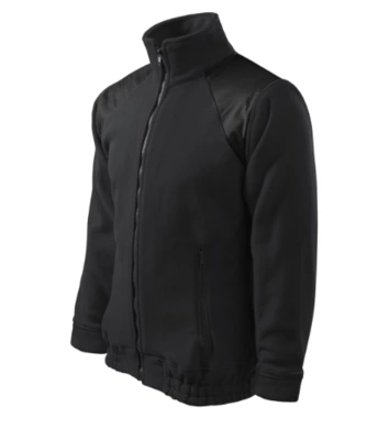 Mikina pánska - MALFINI - JACKET HI-Q - veľkosť 3XL (čierna)