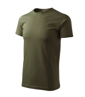 Pánske tričko BASIC - MALFINI - veľkosť 3XL (military)