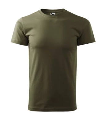 Pánske tričko BASIC - MALFINI - veľkosť 3XL (military)