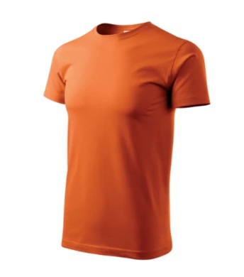 Pánske tričko BASIC - MALFINI - veľkosť 4XL (oranžová)