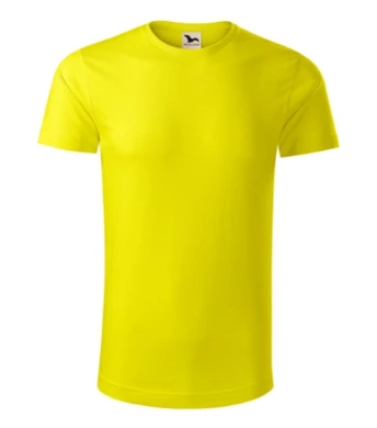 Tričko pánske ORIGIN - MALFINI - veľkosť 3XL (citrónové)