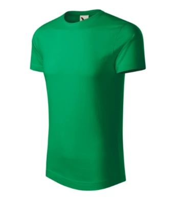 Tričko pánske ORIGIN - MALFINI - veľkosť 3XL (trávová zelená)