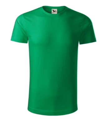 Tričko pánske ORIGIN - MALFINI - veľkosť 3XL (trávová zelená)