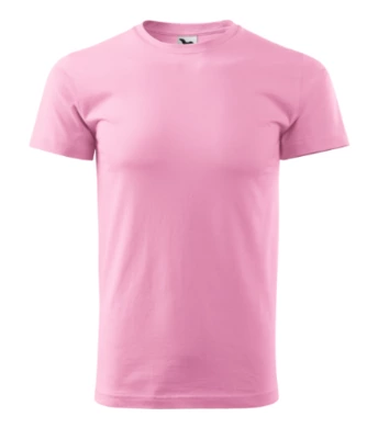 Pánske tričko BASIC - MALFINI - veľkosť 4XL (ružová)
