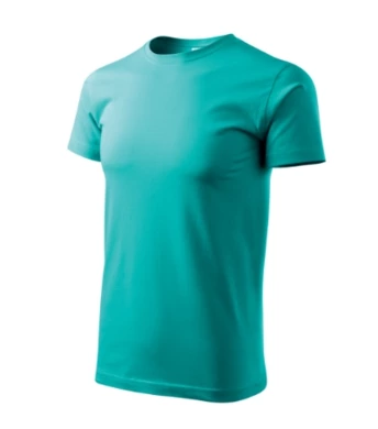 Pánske tričko BASIC - MALFINI - veľkosť 3XL (smaragdovo zelená)