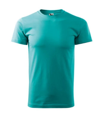 Pánske tričko BASIC - MALFINI - veľkosť 4XL (smaragdovo zelená)