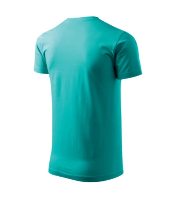 Pánske tričko BASIC - MALFINI - veľkosť 4XL (smaragdovo zelená)