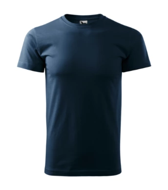 Pánske tričko BASIC - MALFINI - veľkosť 4XL (tmavomodré)