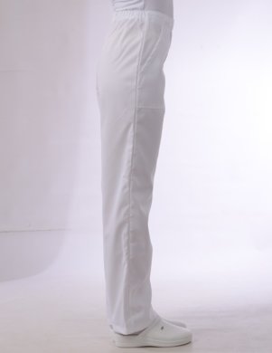Nohavice na gumu biele dámske (100% bavlna) VYROBENÉ NA SLOVENSKU
