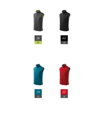 Softshellová vesta dámska VISION (MALFINI) - oceľovo sivá