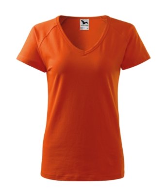 Tričko dámske DREAM 128 - MALFINI - oranžové